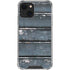 Chipped Blue Wood iPhone 13 Mini Clear Case
