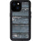 Chipped Blue Wood iPhone 13 Mini Waterproof Case