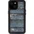 Chipped Blue Wood iPhone 13 Mini Waterproof Case
