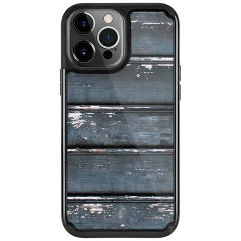 Chipped Blue Wood iPhone 13 Pro Cargo Case