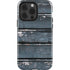 Chipped Blue Wood iPhone 13 Pro Impact Case