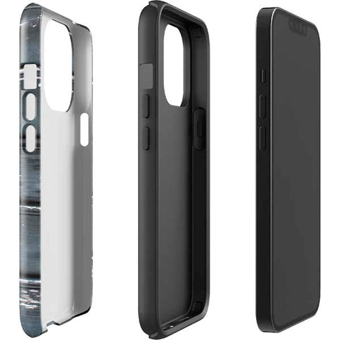 Chipped Blue Wood iPhone 13 Pro Impact Case