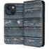 Chipped Blue Wood iPhone 14 Folio Case
