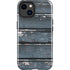 Chipped Blue Wood iPhone 14 Plus Impact Case