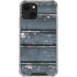 Chipped Blue Wood iPhone 14 Plus Clear Case