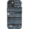 Chipped Blue Wood iPhone 14 Impact Case
