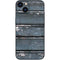 Chipped Blue Wood iPhone 15 Plus Skin