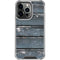 Chipped Blue Wood iPhone 15 Pro Clear Case