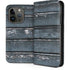 Chipped Blue Wood iPhone 14 Pro Folio Case
