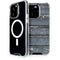 Chipped Blue Wood iPhone 14 Pro MagSafe Case