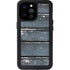 Chipped Blue Wood iPhone 14 Pro Max Waterproof Case