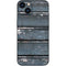 Chipped Blue Wood iPhone 14 Skin