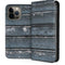 Chipped Blue Wood iPhone 15 Pro Max Folio Case