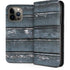Chipped Blue Wood iPhone 15 Pro Max Folio Case