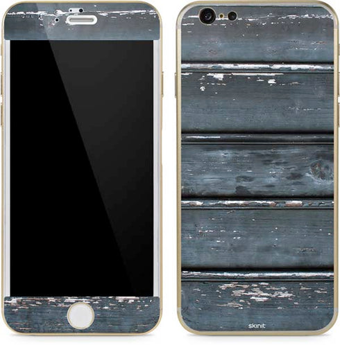 Chipped Blue Wood iPhone 6/6s Skin