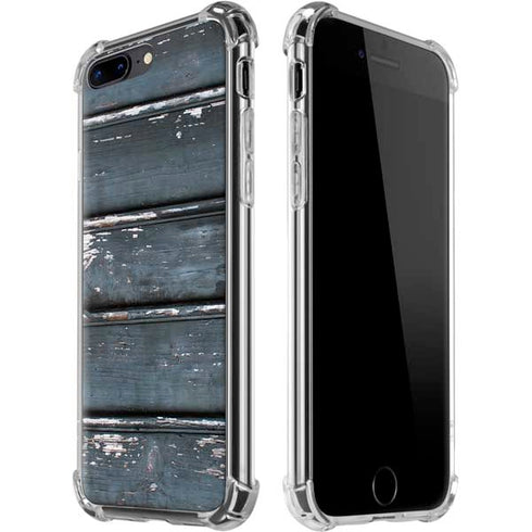 Chipped Blue Wood iPhone 7/8 Plus Clear Case
