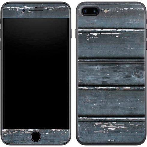 Chipped Blue Wood iPhone 7 Plus Skin