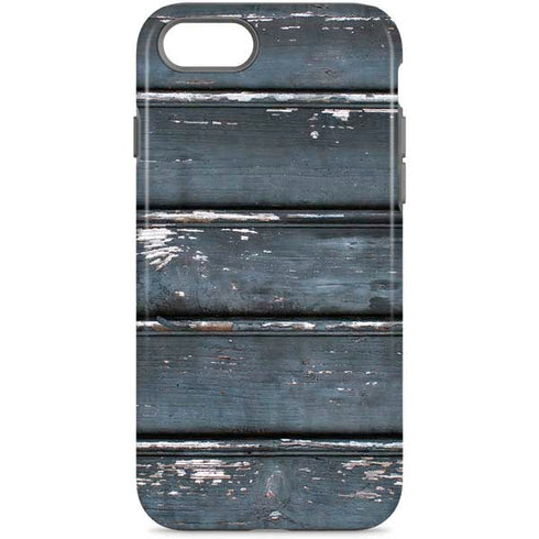 Chipped Blue Wood iPhone 7 Pro Case