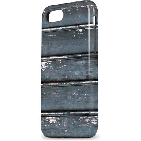 Chipped Blue Wood iPhone 8 Pro Case
