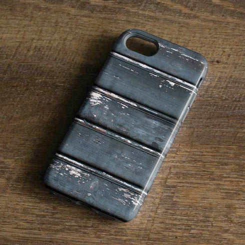 Chipped Blue Wood iPhone 8 Pro Case