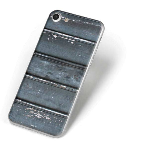 Chipped Blue Wood iPhone 8 Skin