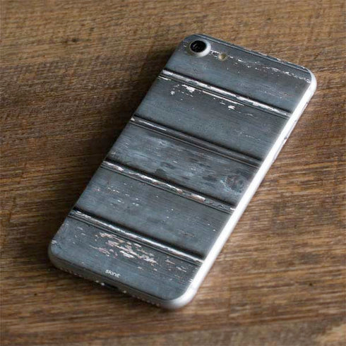 Chipped Blue Wood iPhone 8 Skin