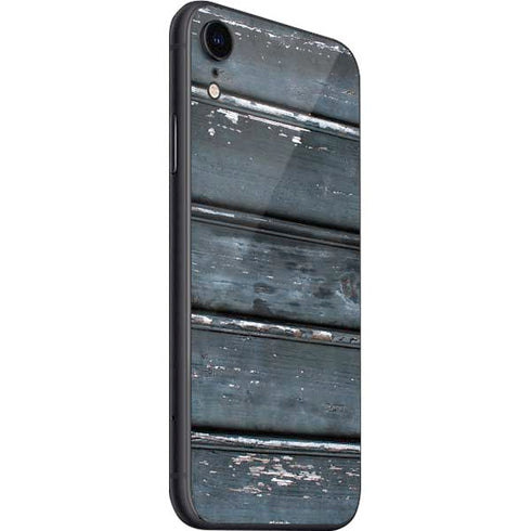 Chipped Blue Wood iPhone SE (2nd & 3rd Gen) Skin