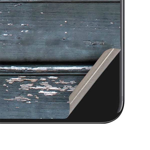 Chipped Blue Wood iPhone SE (2nd & 3rd Gen) Skin
