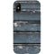 Chipped Blue Wood iPhone X Pro Case