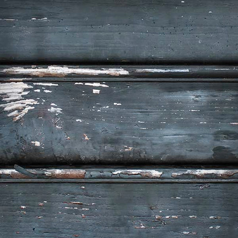 Chipped Blue Wood iPhone X Pro Case