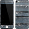 Chipped Blue Wood Apple iPod Skin