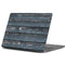 Chipped Blue Wood Apple MacBook Pro 13-inch Skin