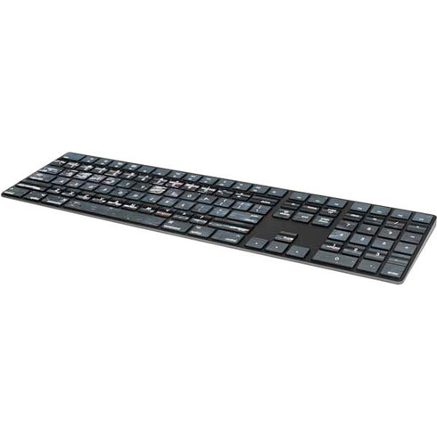 Chipped Blue Wood Magic Keyboard with Numeric Keypad Skin