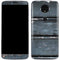Chipped Blue Wood Moto E5 Plus Skin