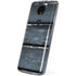 Chipped Blue Wood Moto E5 Plus Skin