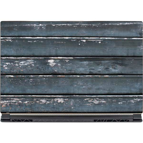 Chipped Blue Wood MSI GS65 Stealth Laptop Skin