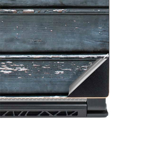 Chipped Blue Wood MSI GS65 Stealth Laptop Skin