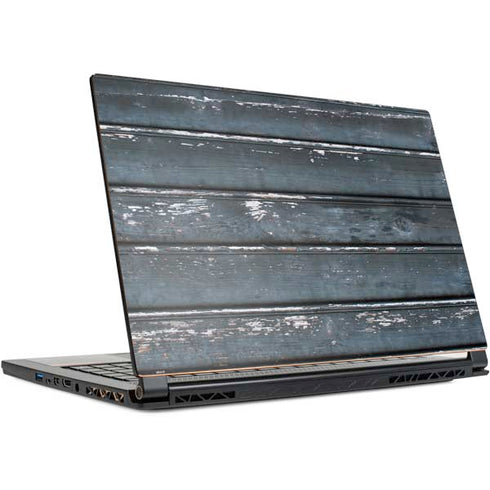 Chipped Blue Wood MSI GS65 Stealth Laptop Skin