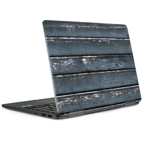 Chipped Blue Wood Notebook 9 Pro 13in (2017) Skin