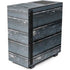 Chipped Blue Wood NZXT H510 Compact ATX Mid-Tower Case Skin