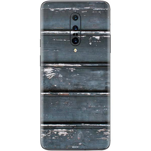 Chipped Blue Wood OnePlus 7 Pro Skin