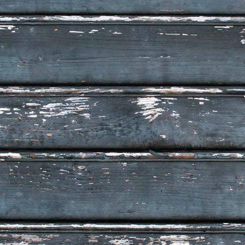 Chipped Blue Wood PS4 Console Skin