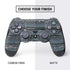 Chipped Blue Wood PS4 Controller Skin