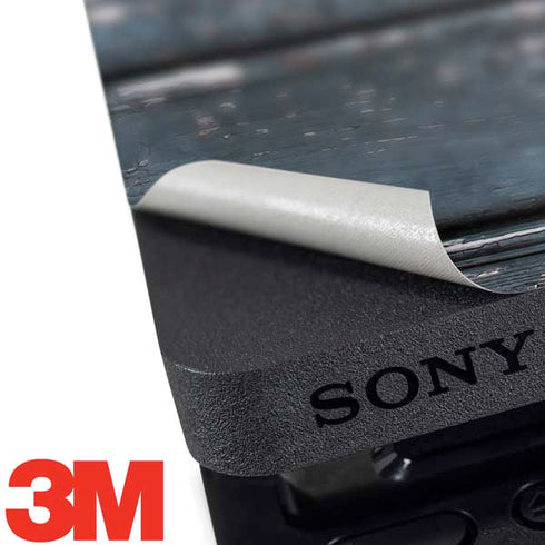 Chipped Blue Wood PS4 Pro Bundle Skin