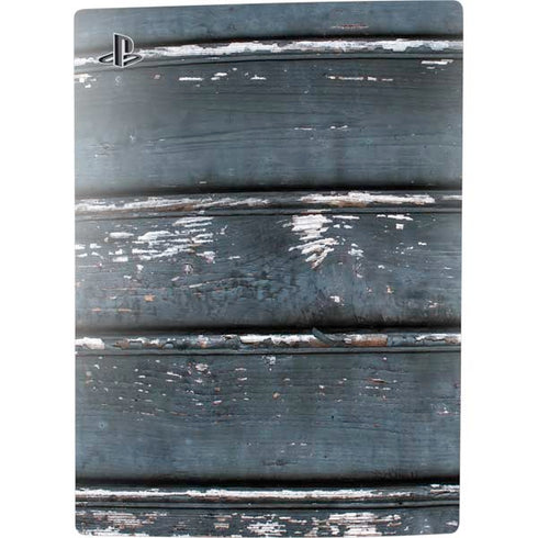 Chipped Blue Wood PS5 Bundle Skin