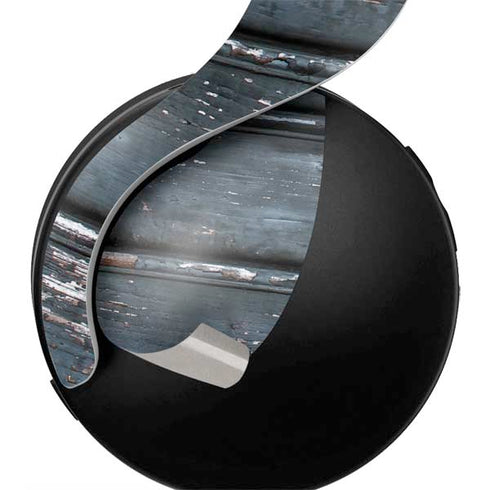 Chipped Blue Wood PULSE 3D Wireless Headset for PS5 Skin
