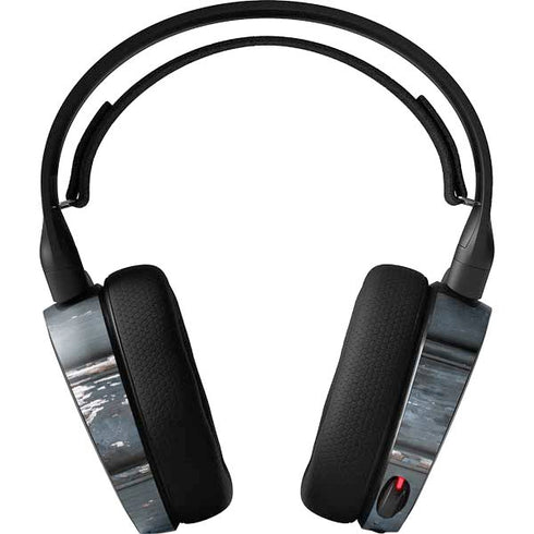 Chipped Blue Wood SteelSeries Arctis 3 Skin