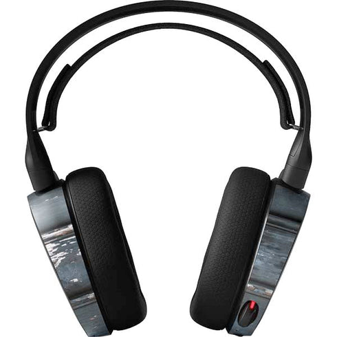 Chipped Blue Wood SteelSeries Arctis 5 Skin