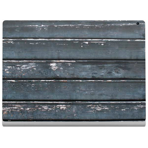 Chipped Blue Wood Surface Book 2 15in Skin