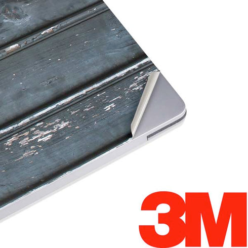 Chipped Blue Wood Surface Laptop 2 Skin